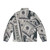 Serebro Puffer Jacket with focus on music and fashion - Back