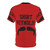 Retro 70s inspired Burt Reynolds mustache graphic t-shirt - Back