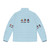 Retro Sensible Soccer puffer jacket with Aston Villa and West Ham United football club designs - Back