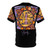 Stylish Shindy Inspired Graphic T-Shirt with Mandarins Design - Back