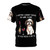Shih Tzu and Wine Graphic T-shirt for Dog Moms and Shih Tzu Lovers