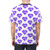 Stylish Korean-Inspired Purple Heart T-Shirt with Hangul Alphabet Design - men back