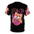 A t-shirt featuring a cute and whimsical illustration of a Shiba Inu dog surrounded by Japanese ramen noodles. - Back