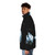 Retro Seconds Out Puffer Jacket featuring Genesis album cover art - men side left