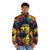 Jimi Hendrix Puffer Jacket - Classic Musician Inspired Winter Outerwear - men front