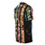 Colorful abstract sequin print design on a high-quality t-shirt for festive occasions - men right