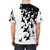 Photograph of a T-shirt with a stunning shark pattern design - men back
