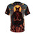 Shared Consciousness Anthropomorphic T-shirt featuring psychedelic and trippy design - Back