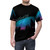A stylish t-shirt featuring a cosmic galaxy silhouette design, inspired by the music of Lord Huron. - men front