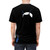 Minimalist t-shirt design featuring an Andorian silhouette from the Star Trek universe - men back