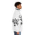 School of Rock Stick it to the Man puffer jacket featuring music theme and graphic design - men side right