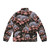 Grandma Yetta Puffer Jacket with a vintage pattern and 90s inspired design - Back