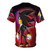 Neon Shadow Hedgehog Inspired T-Shirt - Back