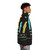 School Of Rock Inspired Puffer Jacket with Jack Black Graphic - men side right