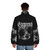 Gorgoroth Black Metal Puffer Jacket featuring the band's new logo - men back