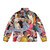 Golden Girls Puffer Jacket featuring Sophia Petrillo, Dorothy Zbornak, and other beloved characters - Back