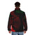 Ryo Fukui inspired puffer jacket with retro Japanese jazz album artwork - men back