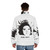 Funeral Parade of Roses inspired puffer jacket featuring experimental Japanese film and manga aesthetics - men back