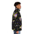 Nonbinary Pride Vintage Arcade Carpet Puffer Jacket - men side right