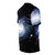 Cosmic galaxy map graphic design printed on a high-quality t-shirt - men right