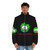 Model wearing a sleek white puffer jacket, a modern take on the classic club penguin puffle - men front
