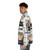 Puffer jacket featuring the characters from the popular ET comedy animation - men side left