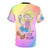 Cartoon-inspired Lizzie Mcguire t-shirt featuring popular characters and quotes - Back