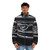 Ford Mustang puffer jacket with bold Mustang logo design - men front
