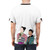 Colorful t-shirt featuring characters Lily and Ola from the popular Netflix series Sex Education - men back
