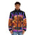 Nomi Malone Showgirls inspired puffer jacket with fashion focus keywords - men front