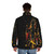 A puffer jacket inspired by the sci-fi series Fireflies, featuring the show's iconic imagery and characters. - men back