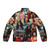 Fine Fran Puffer Jacket featuring iconic collage of Fran Drescher as The Nanny