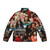 Fine Fran Puffer Jacket featuring iconic collage of Fran Drescher as The Nanny - Back