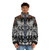 Santana IV Puffer Jacket featuring iconic album artwork - men front