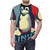Stylish Linux Tux Penguin T-Shirt - men front