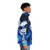 Sans Undertale Puffer Jacket with Glowing Blue Eye - men side right
