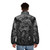 Sanguinius Puffer Jacket with chaos, spacemarines, and bloodangels designs - men back