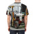 Vintage t-shirt design featuring a David Brown 995 tractor - men back