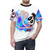 Colorful Big Mouth Inspired T-Shirt with Trippy Nick Birch Design - men front