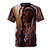 Three Chiefs graphic t-shirt featuring a vibrant native american-inspired design