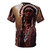 Three Chiefs graphic t-shirt featuring a vibrant native american-inspired design - Back