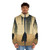Sand puffer jacket with Dune movie inspiration, featuring a desert-inspired design. - men front