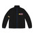 Retro "San Francisco Rush" N64 puffer jacket with classic arcade racing graphics