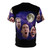 Three Cage Moon graphic t-shirt with Nicolas Cage face and three moons - Back