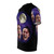 Three Cage Moon graphic t-shirt with Nicolas Cage face and three moons - men left