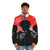 Samurai Champloo Sunset Puffer Jacket with Anime Inspired Design - men front