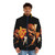 Curtis Mayfield inspired 'Super Fly' puffer jacket in streetwear style - men front
