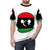 Libya Countryball Design on a High-Quality T-shirt - men front
