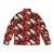 Salami puffer jacket with delicious meat pattern - Back