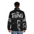 Classic "The Thing From Another World" 1951 sci-fi horror movie inspired puffer jacket - men back